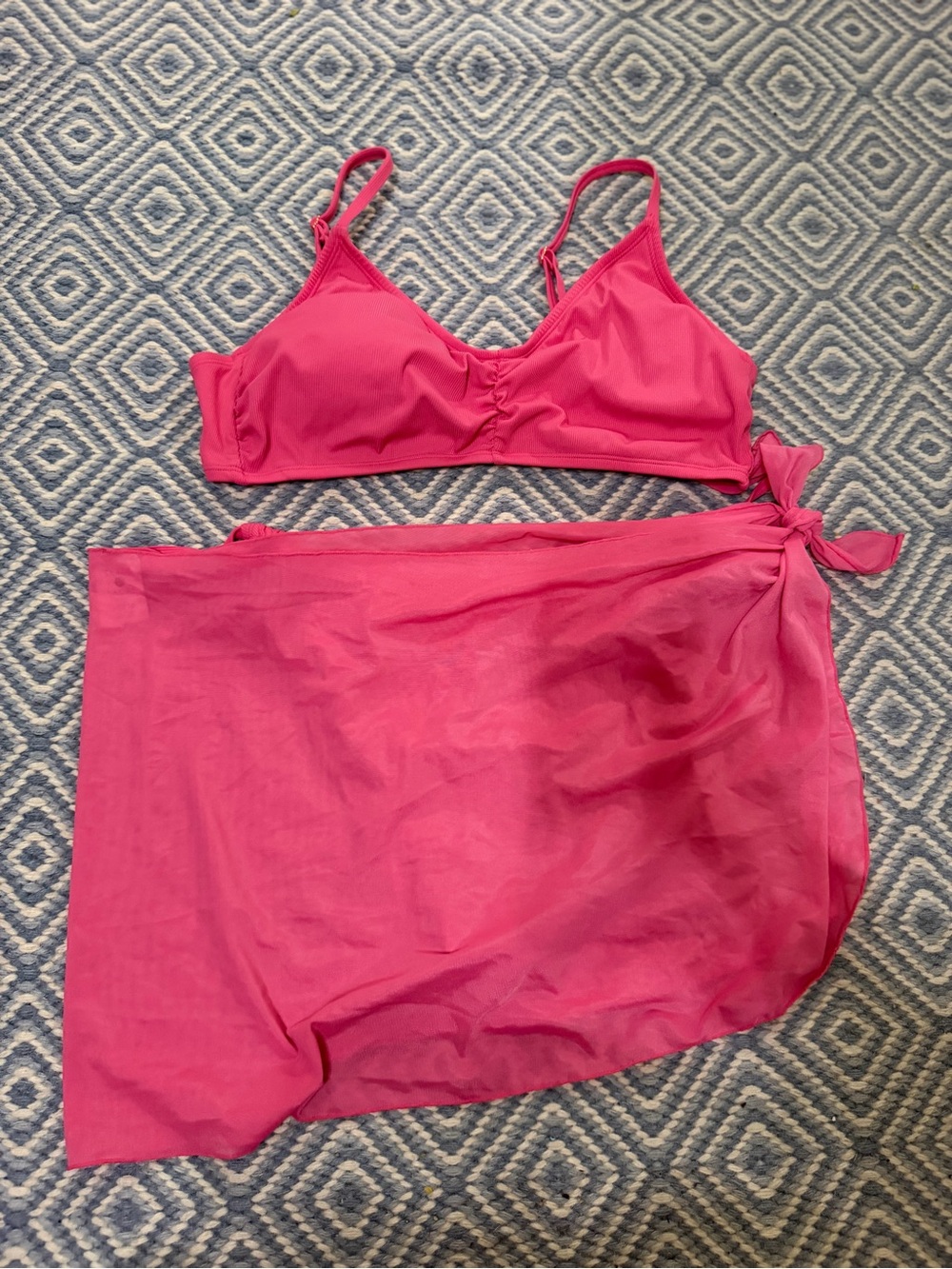 Shade & Shore Target Matching Bikini and Sarong Set